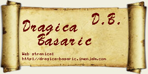 Dragica Basarić vizit kartica